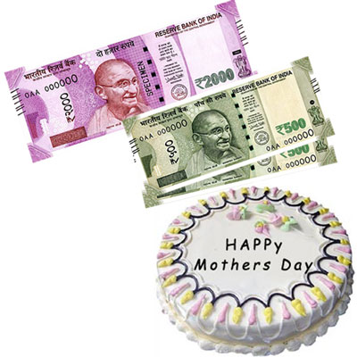"Cash - Rs. 3,001 with  cake - Click here to View more details about this Product